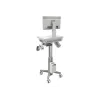 Multimedia-Wagen Ergotron CareFit schlank 2.0 Grau Weiß Aluminium Kunststoff Stahl