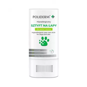 Pfotenbalsam JM Sante POLIDERM hypoallergen 14,5 g — Pfotenschutz für Hunde und Katzen