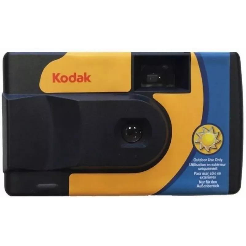 Kodak DAYLIGHT Kamera, fotografische Einwegkamera mit Farbfilm für 39 Fotos. Kein eingebauter Blitz.