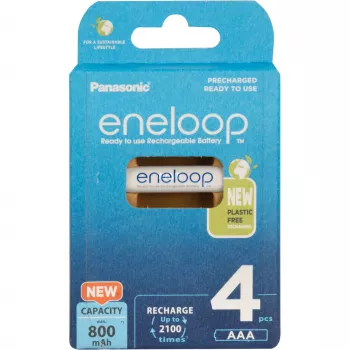 Akkus PANASONIC ENELOOP AAA 800 mAh 4 Stück (BK-4MCDE/4CP)