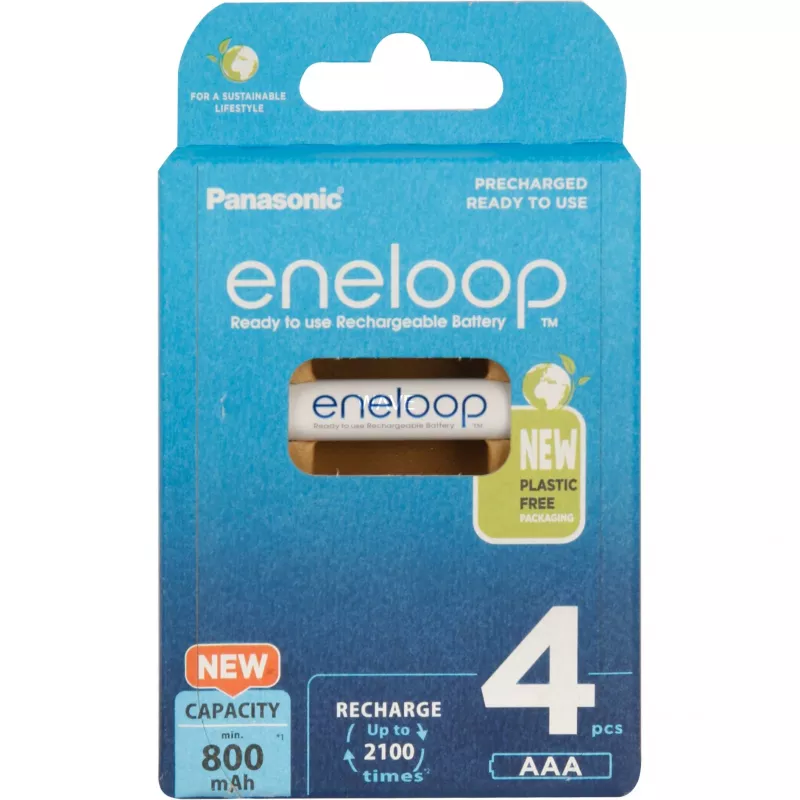 Akkus PANASONIC ENELOOP AAA 800 mAh 4 Stück (BK-4MCDE/4CP)