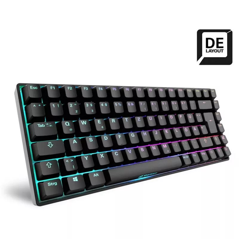 Sharkoon SKILLER SGK50 S3 Tastatur Gaming USB QWERTZ Deutsch Schwarz