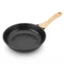 ETA | Pfanne | ETA792990000 TITANIUM II | Universal | Durchmesser 24 cm | Elektro, Induktion, Gas, Glaskeramik | Geeignet für Induktionsherd | Fixierter Griff | Schwarz