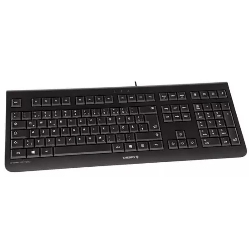 CHERRY KC 1000 Tastatur Home USB Schweizer Layout Schwarz