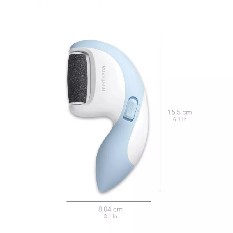 Elektrischer Nagelpolierer Medisana CR 870 – 3 Aufsätze, blau/weiß