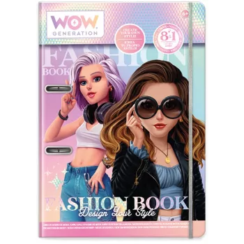 Kreativset Kids Euroswan Fashion Book WoW Generation WOW00054 — Bastelset für Kinder