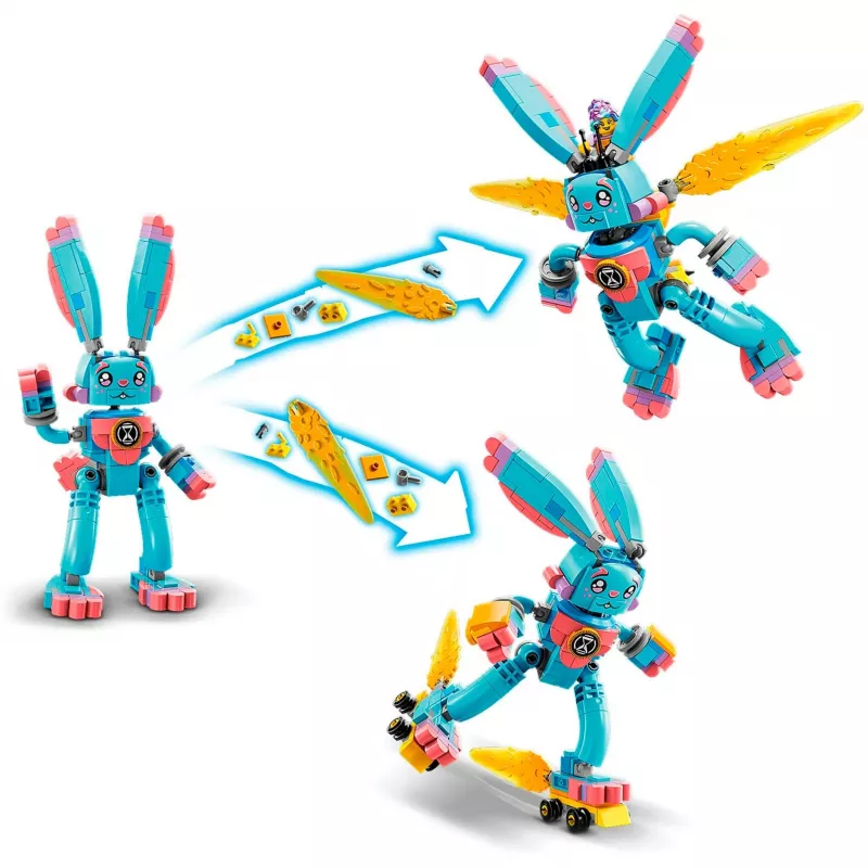 LEGO-Set DREAMZzz Izzie und Bunchu Hase 71453 – Spielset mit Minifiguren und Zubehör