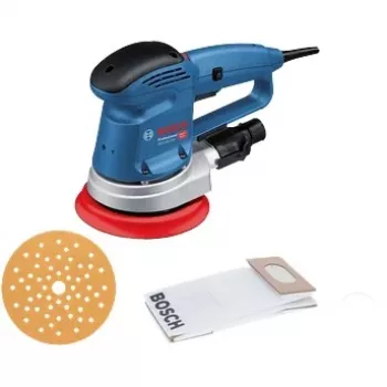 Bosch GEX 34-150 Professional Exzenterschleifer 12000 U/min 24000 OPM Schwarz, Blau, Grau, Rot
