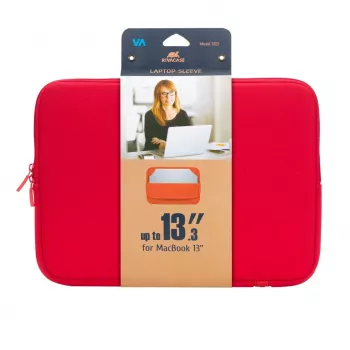 Sleeve Case Rivacase 5123 33,8 cm (13,3 Zoll) Rot