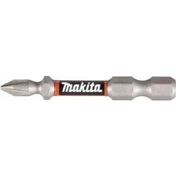 Makita Impact Premier Schlagschrauber-Bit 2 Stück Kreuzschlitz PH1 Sechskantaufnahme Länge 50 mm für M
