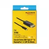 Videokabeladapter DeLOCK 84904 USB-Typ-C auf HDMI 1m Schwarz