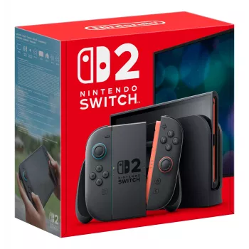 Nintendo Switch 2, Nintendo Switch 2, Schwarz, Analog / Digital, D-Pad, Home button, Menu Taste, Leistung-Taste, Buttons, LCD
