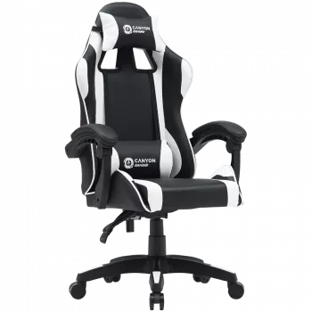 Gaming-Stuhl CANYON Core SGCH2 — schwarz/weiß, ergonomisches Design, höhenverstellbar