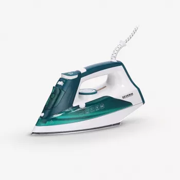 Severin BA 3261 Bügeleisen Dampfbügeleisen Keramiksohle 2400 W Weiß, Grün