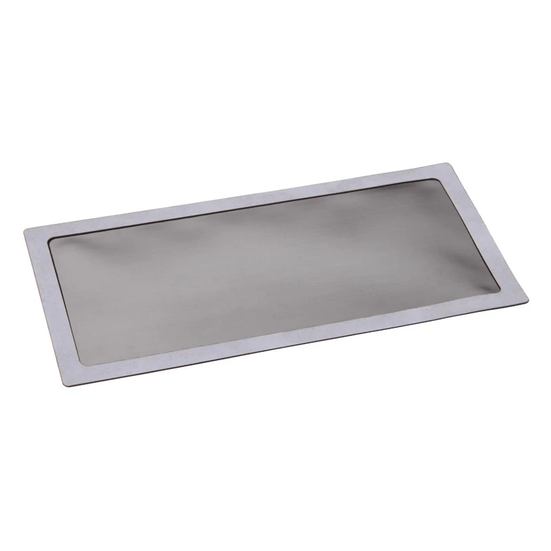 Staubfilter DEMCiflex 0305 — 120×250 mm, schwarz/grau
