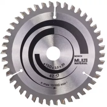 Bosch Multi Material Kreissägeblatt, Multi, 19 cm, 3 cm, 1,8 mm, 2,4 mm, HLTCG (High-Low Triple Chip Grind)