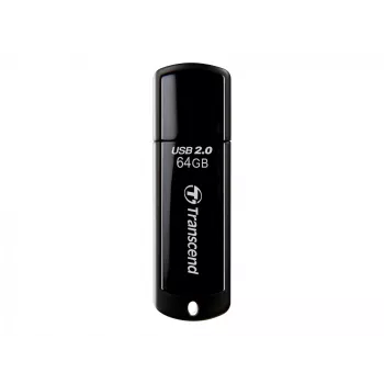USB Flash Drive Transcend JetFlash 350 64GB, USB 2.0, Schwarz