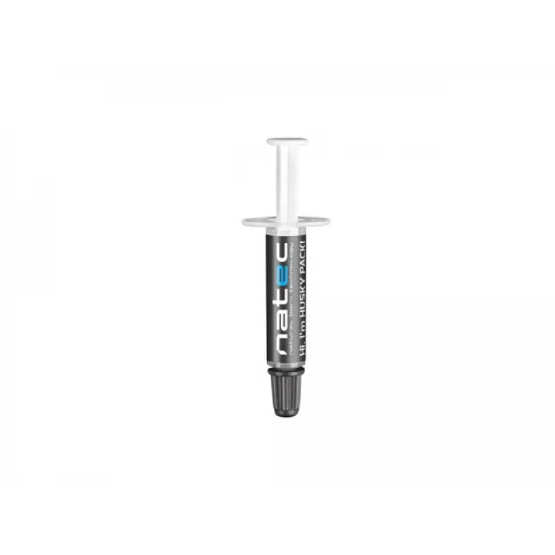 Wärmeleitpaste NATEC Husky Pack NPT-1581, Wärmeleitfähigkeit 4,63 W/m·K, grau, -30–280 °C, 10 Stück