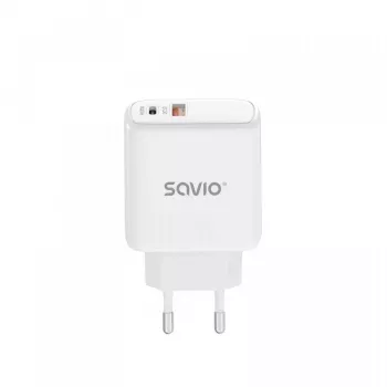 SAVIO LA-06 USB Typ A & Typ C Quick Charge Power Delivery 3.0 Indoor