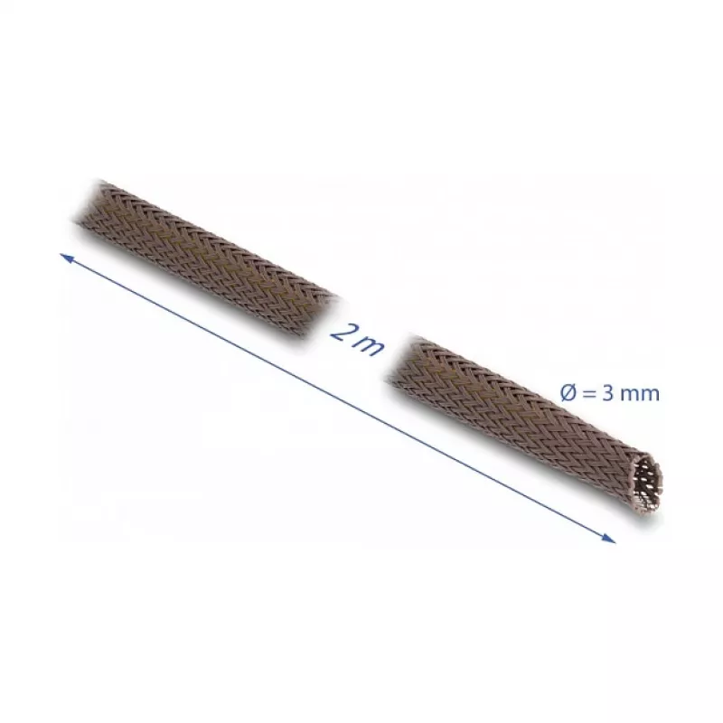 Kabelsleeve DeLOCK 20896 Braun Polyester 3mm