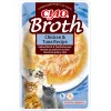 Nasses Katzenleckerli INABA Ciao Broth Huhn & Thunfisch 40 g — fleischiger flüssiger Snack im Beutel, Protein 9,4 %, Feuchtigkeit 88 %