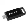 PNY Elite, 128 GB, USB Typ-C, 3.2 Gen 1 (3.1 Gen 1), 120 MB/s, Dia, Schwarz