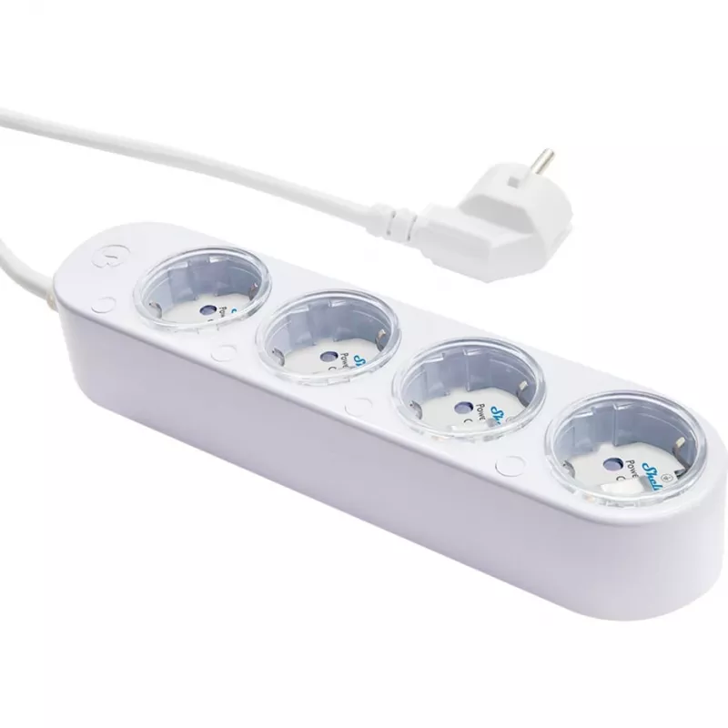 Smart 12A Shelly Power Strip 4 Gen4 Zigbee/Matter Steckdosenleiste