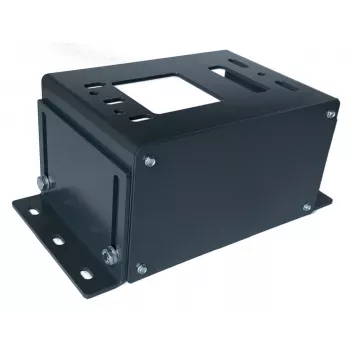 Montagesockel 15,5-24 cm ZINK RAL7016 für DEA LIVI, SOMFY ELIXO, BFT DEIMOS, GISE G1000H Antriebe