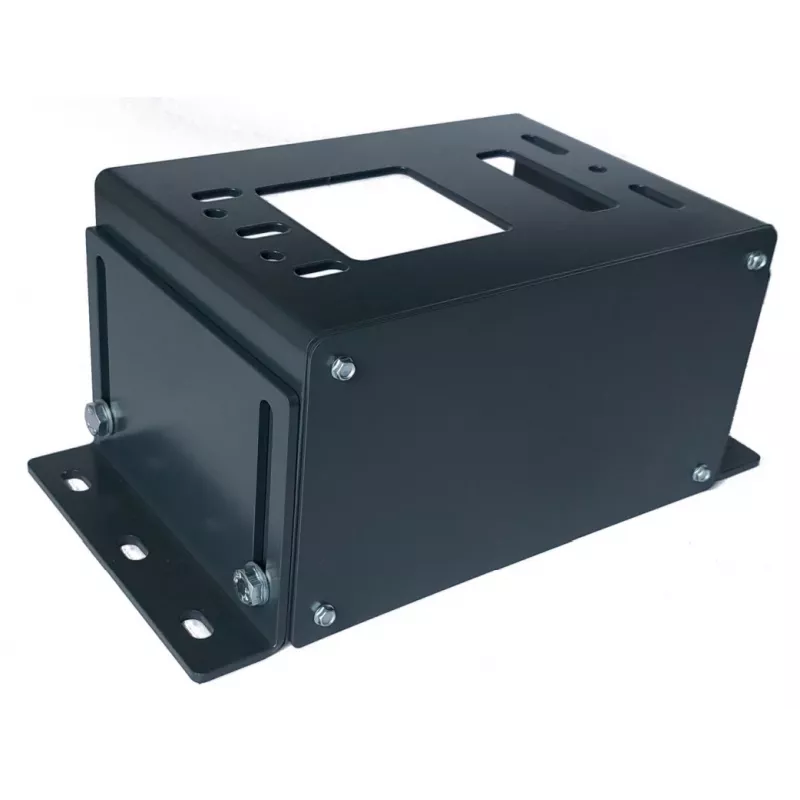 Montagesockel 15,5-24 cm ZINK RAL7016 für DEA LIVI, SOMFY ELIXO, BFT DEIMOS, GISE G1000H Antriebe
