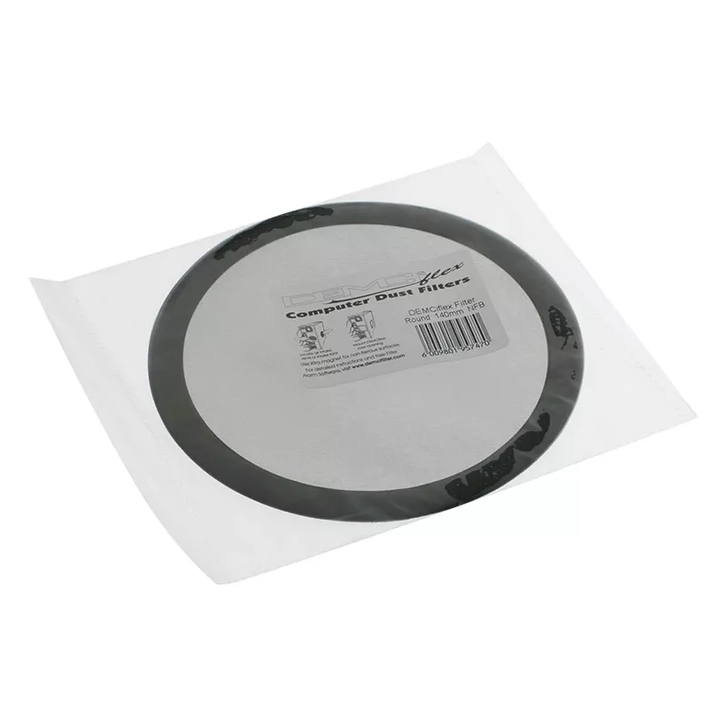 Staubfilter DEMCiflex DF0017 für PC-Gehäuse, rund 151 mm Durchmesser, schwarz