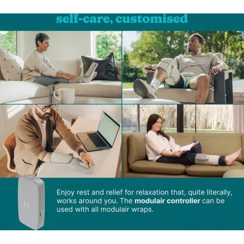 Wadenbandage HoMedics SR-CMXCE10HBND modulares Kompressionssystem mit Steuergerät