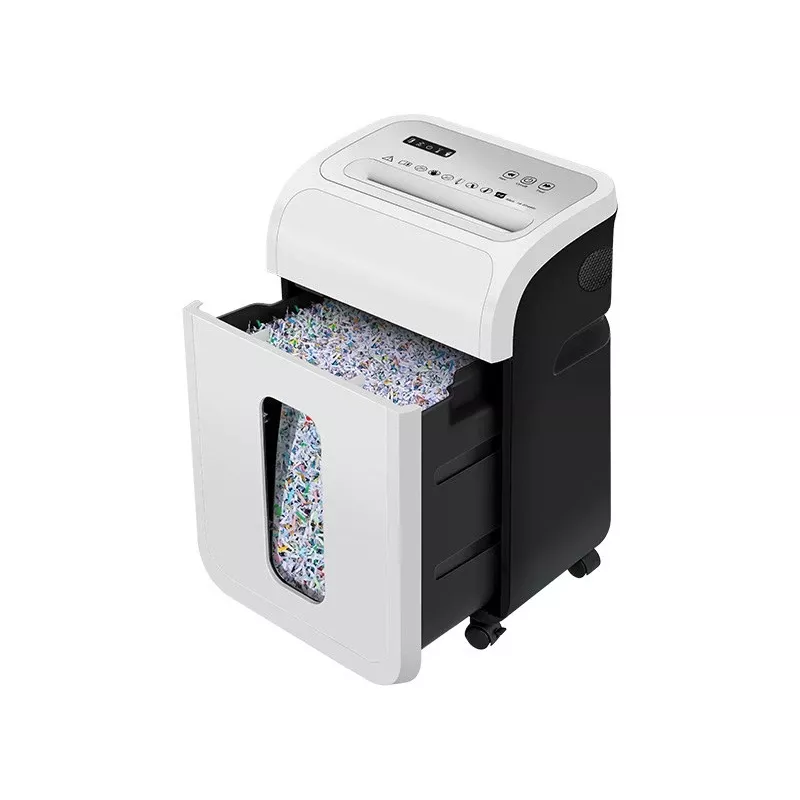 Bürodokumentenvernichter TRACER TRANIS47633 Weiß — 4x12 mm Kreuzschnitt, 14 Blatt Kapazität, 20 L Auffangbehälter