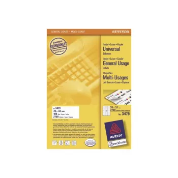 Avery-Zweckform 3479 Etiketten Weiß Papier 70x32mm Permanentkleber