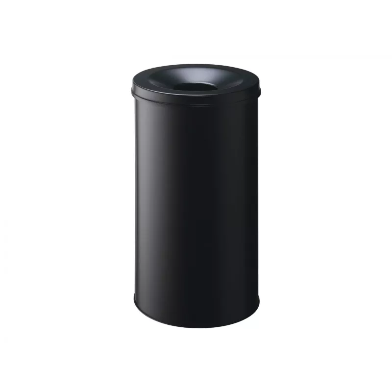 Durable Abfalleimer - Rund - 60 L - Stahl - Schwarz