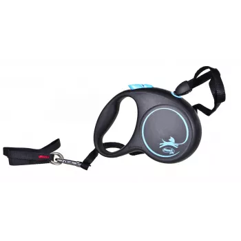Flexi Schwarz Design S 5 m Hundeleine mit Rollmechanismus