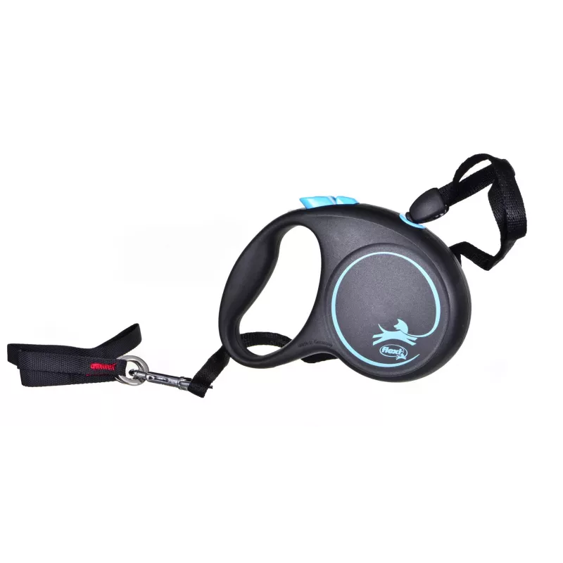 Flexi Schwarz Design S 5 m Hundeleine mit Rollmechanismus