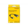DeLOCK 61549 Serielles Kabel Schwarz 0,25 m USB Typ-A RS-232