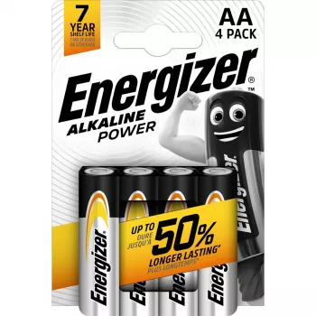 Alkaline AA Einwegbatterie Energizer Classic 1,5V LR6 — 4 Stück, 50,5×14,5 mm, 23 g