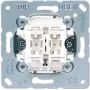Lichtschalter Jung 539VU – Wippsteuerung, Aluminium-Finish, einpolig, 250 V