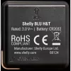 Shelly BLU H&T Temperatur- und Feuchtigkeitssensor (Schwarz)
