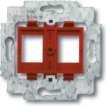 BUSCH JAEGER 1753-0-8055 - 2 x RJ-45 - Rot - Metall - Kunststoff