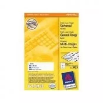 Selbstklebende Etiketten Avery Universal 105x35mm 1600 Stück