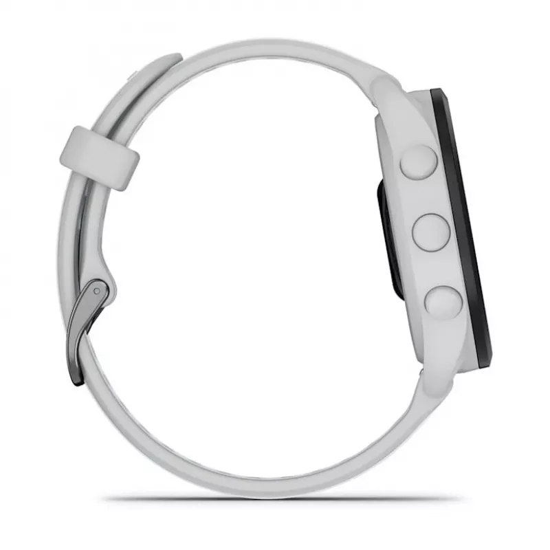 Smartwatch GARMIN Forerunner 165 Music — GPS, 1.2 Zoll AMOLED, 43 mm Gehäuse, 11 Tage Akku, 5 ATM, 4 GB, Grau