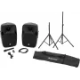 Aktivlautsprecher-Set Omnitronic XFM-212AP mit MOVE MK2 Stativ, Paar