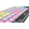Tastatur LogicKeyboard LKB-PT-TM — Full-Size (100%) Bluetooth QWERTZ Deutsch, Titangrau