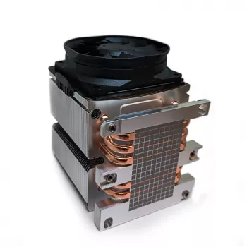 Cooler Inter-Tech B-14 Processor 8 cm Schwarz Silver