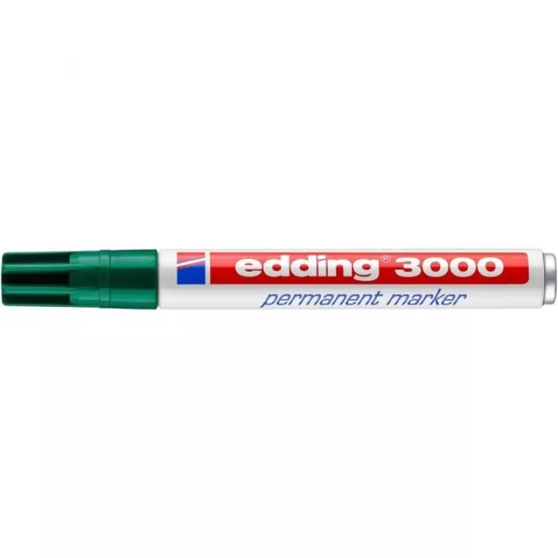 Permanentmarker Edding 3000 Grün 10 Stück