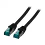 EFB-Elektronik RJ45-Patchkabel Cat.6A S/FTP LSZH schwarz 10m Hersteller: EFB Elektronik (MK6001.10B)