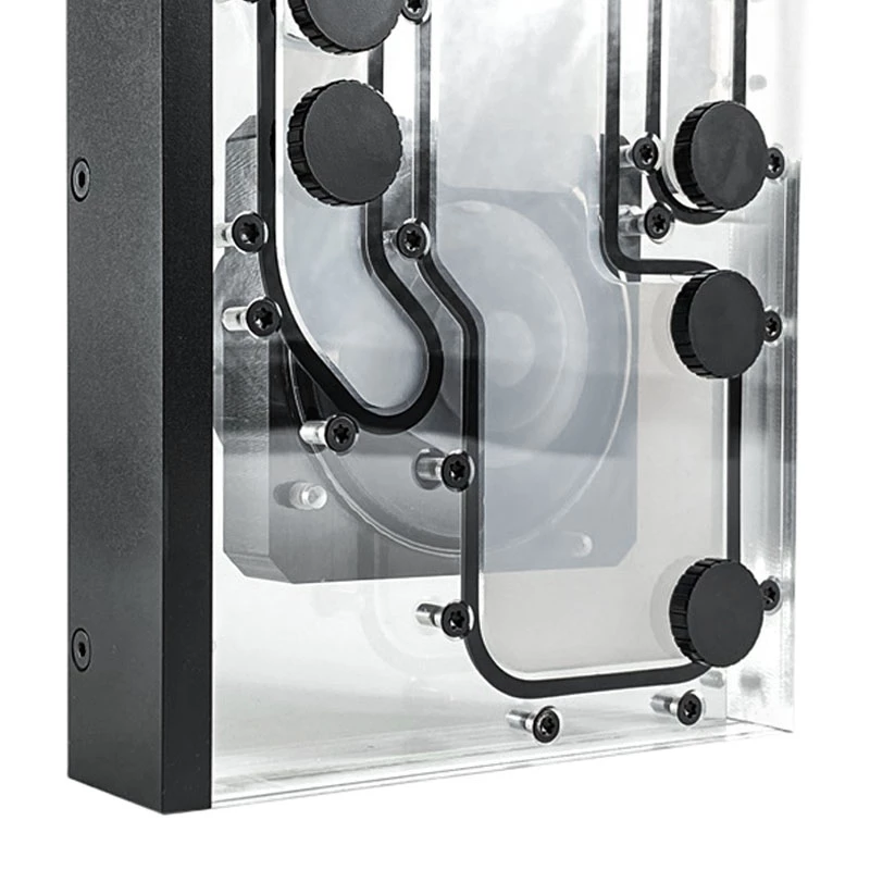 Stealkey Customs SK-Crossflow für Lian Li - O11D XL Evo Distroplate D5/DDC - Acryl
