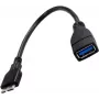 ALLNET USB_3.0_OTG_MICRO_ADAPTER 0,15 m USB A Micro-USB B Stecker-Stecker Schwarz USB-Kabel (USB_3.0_OTG_micro_adapter)